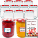 tarros de cristal de 450 ml