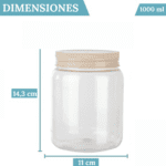 6 Botes de 1 Litro