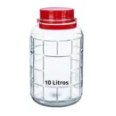 Bote de cristal de 10 litros