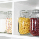 4 Tarros de Cristal Herméticos 4000 ml – Tarros herméticos de Almacenamiento para Alimentos, Conservación Fresca y Organizada - Incluye Etiquetas + Ebook de 102 Recetas (4 litros)