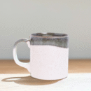 Tazas de porcelana de 320 ml azul