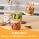 3 Botes de Vidrio de Borosilicato (310 ml)